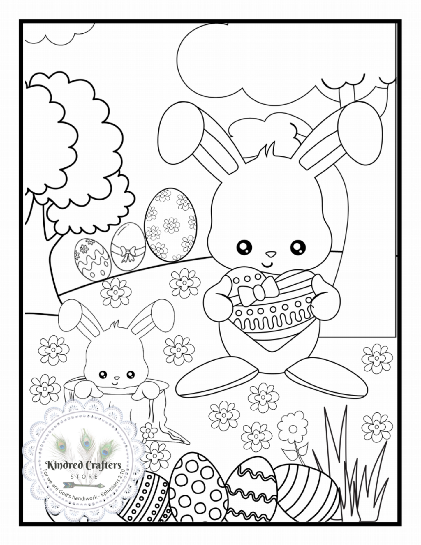 EASTER COLORING BOOK