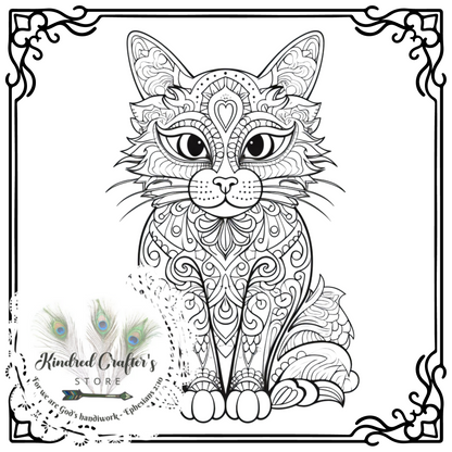 CATS COLORING BOOK