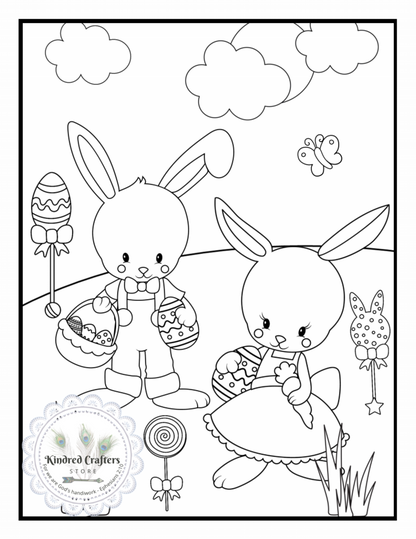 EASTER COLORING BOOK